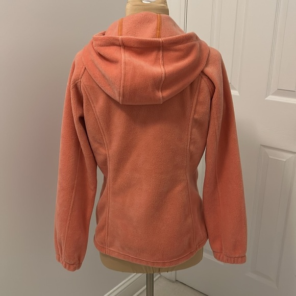 Columbia Benton Springs Full Zip Fleece Hoodie Pale Orange - Picture 2 of 8